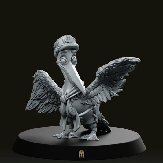 Pelican Pelik Sailor A Pet Miniature - We Print Miniatures -CastNPlay
