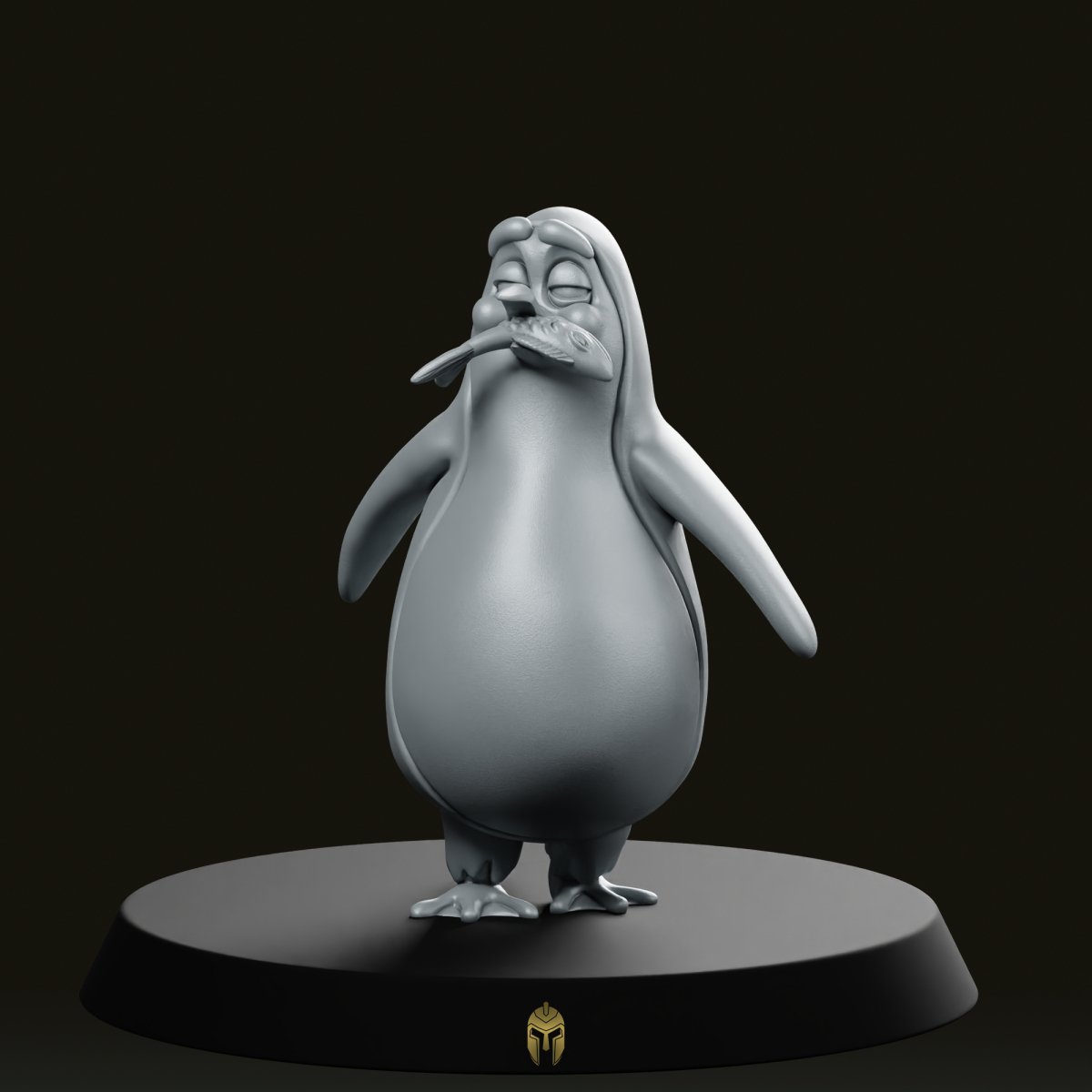 Pengu Bare A Companion Penguin Miniature - We Print Miniatures -CastNPlay
