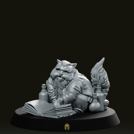 Persa Cat Apothecary A Companion Miniature - We Print Miniatures -CastNPlay