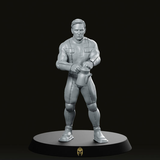 Peter The Android Science Fiction Miniature - We Print Miniatures -Papsikels Miniatures