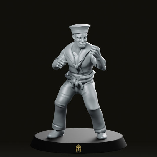 Pirate Deck Hand 1 miniature - We Print Miniatures -Across The Realms