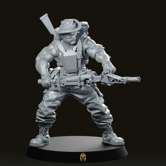 Preadator It's Time To Rock Miniature - We Print Miniatures -Papsikels Miniatures