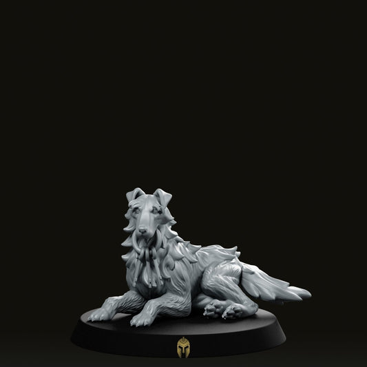 Prison Guard Dog 2 Miniature - We Print Miniatures -CastNPlay