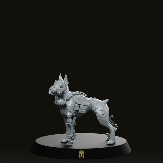 Psycho Dog DKOK Miniature Companion - We Print Miniatures -Papsikels Miniatures