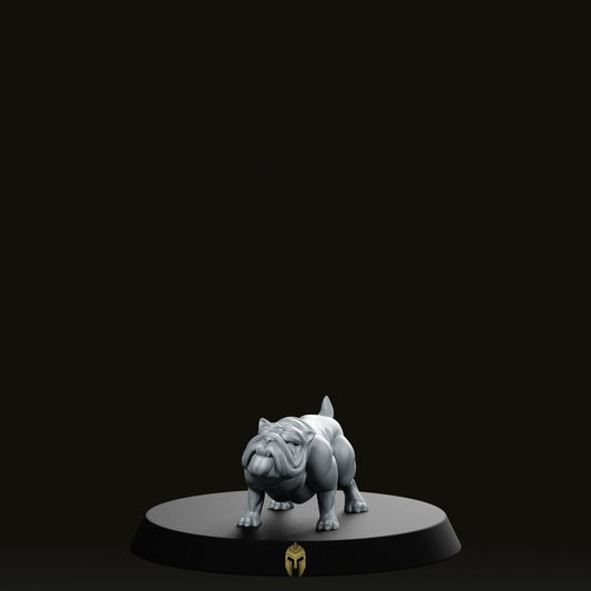 Pug Companion Pet Miniature - We Print Miniatures -CastNPlay
