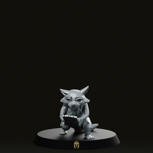 Racoon Rakoun B Pet Companion Miniature - We Print Miniatures -CastNPlay