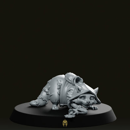 Racoon Rakoun Explorer B Miniature - We Print Miniatures -CastNPlay