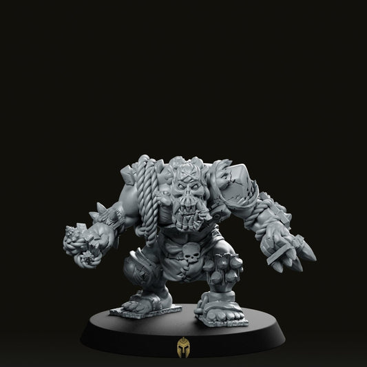 Radbert Wheatley Orc Linemen 1 Miniature - We Print Miniatures -We Print Miniatures