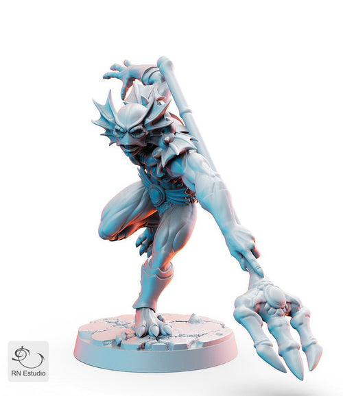 Rakhash 80's Hero Miniature - We Print Miniatures -RN Estudio
