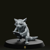 Rakoun Bare B Racoon Miniature - We Print Miniatures -CastNPlay