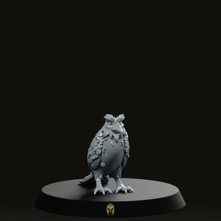 Rav Raven Bird Bare B Miniatura de Cuervo Filósofo Compañero