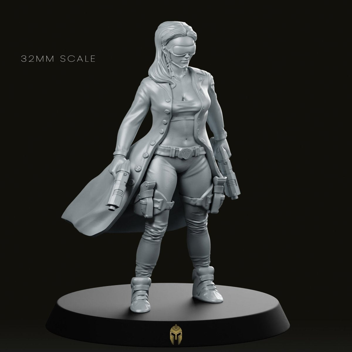 Rayisa Cyberpunk Miniature - We Print Miniatures -We Print Miniatures