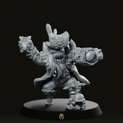 Remington Yulis Orc Thrower Miniature - We Print Miniatures -We Print Miniatures