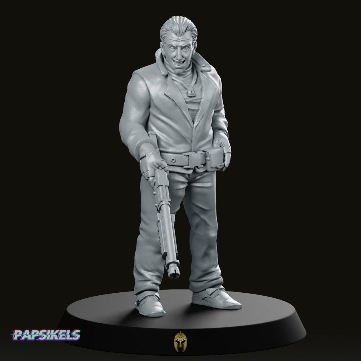 Robber Delfajardo Miniature - We Print Miniatures -Papsikels Miniatures