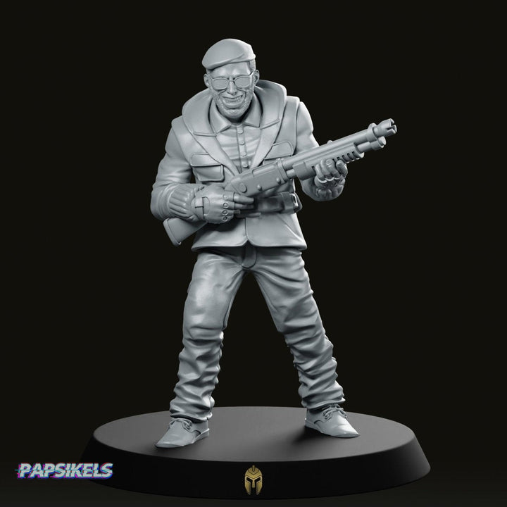 Figurine Robber Hestregan – Pillard armé de gang de science-fiction