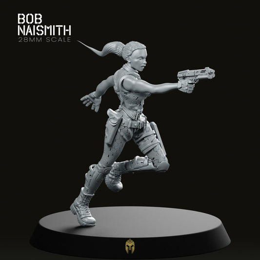 Scarlett Alva Datchery Scifi Miniature - We Print Miniatures -Bob Naismith Miniatures