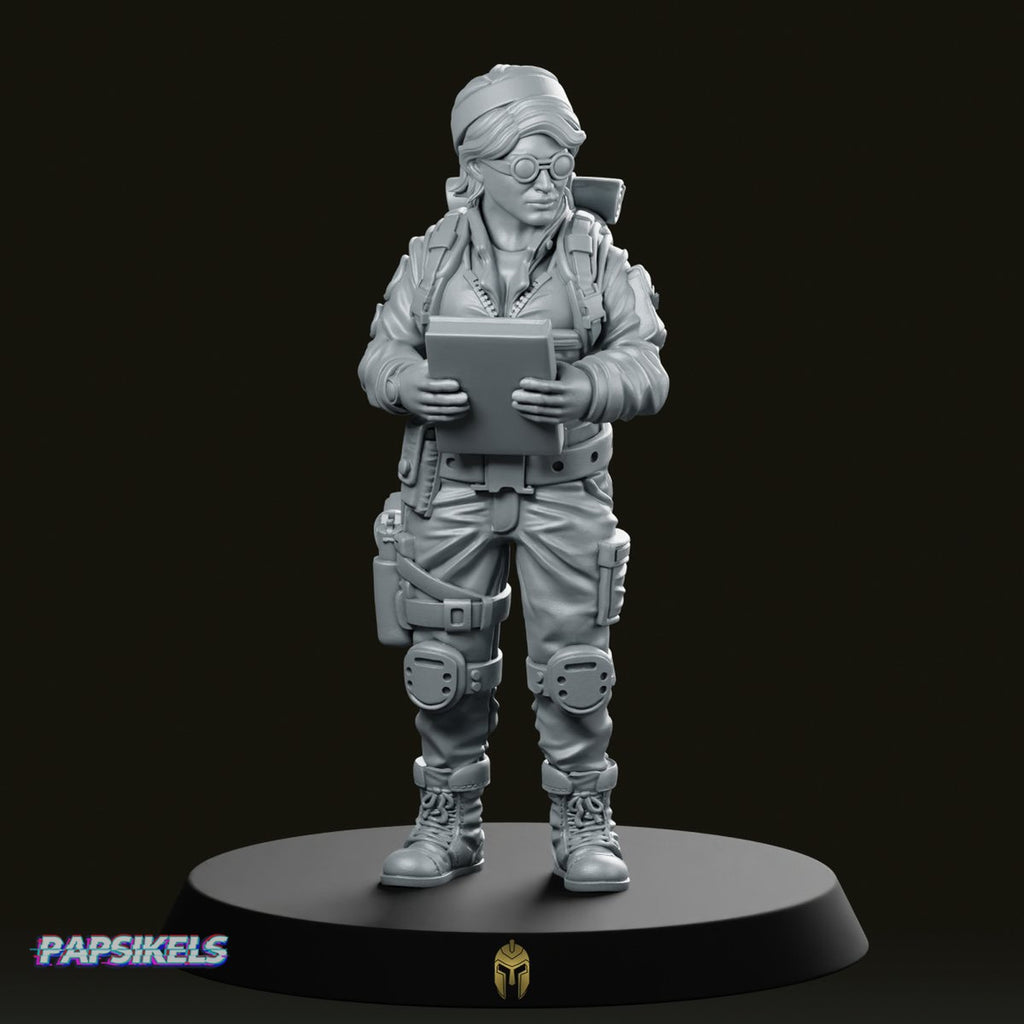 Se 1 Team Archaeologist Miniature - We Print Miniatures -Papsikels Miniatures