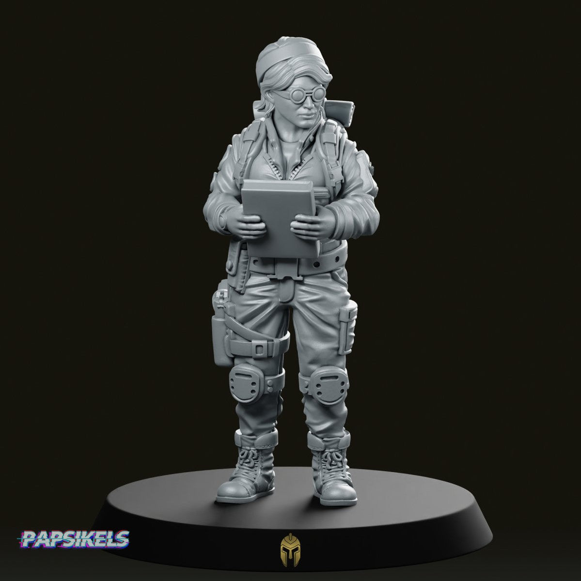Se 1 Team Archaeologist Miniature - We Print Miniatures -Papsikels Miniatures