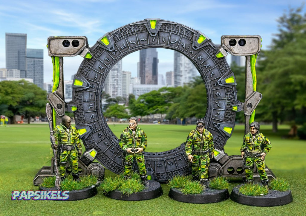 Se 1 Team Archaeologist Miniature - We Print Miniatures -Papsikels Miniatures