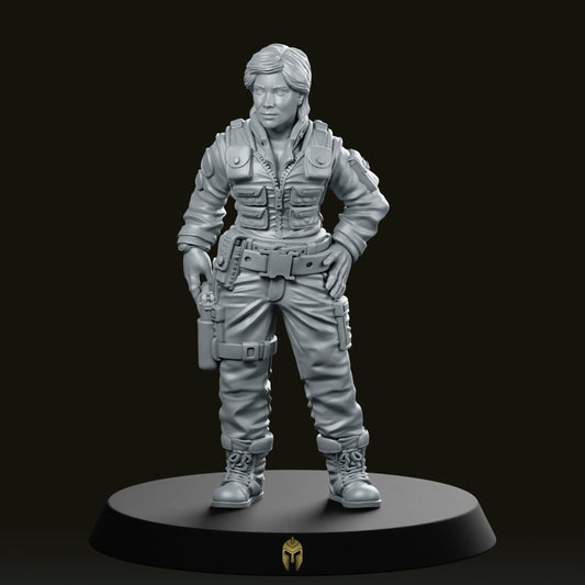 Se 1 Team Chief Medical Officer Miniature - We Print Miniatures -Papsikels Miniatures