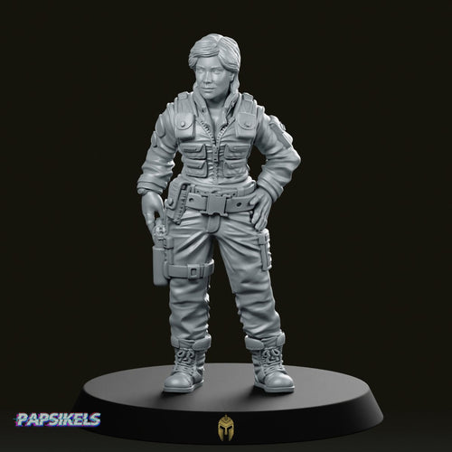 Se 1 Team Chief Medical Officer Miniature - We Print Miniatures -Papsikels Miniatures
