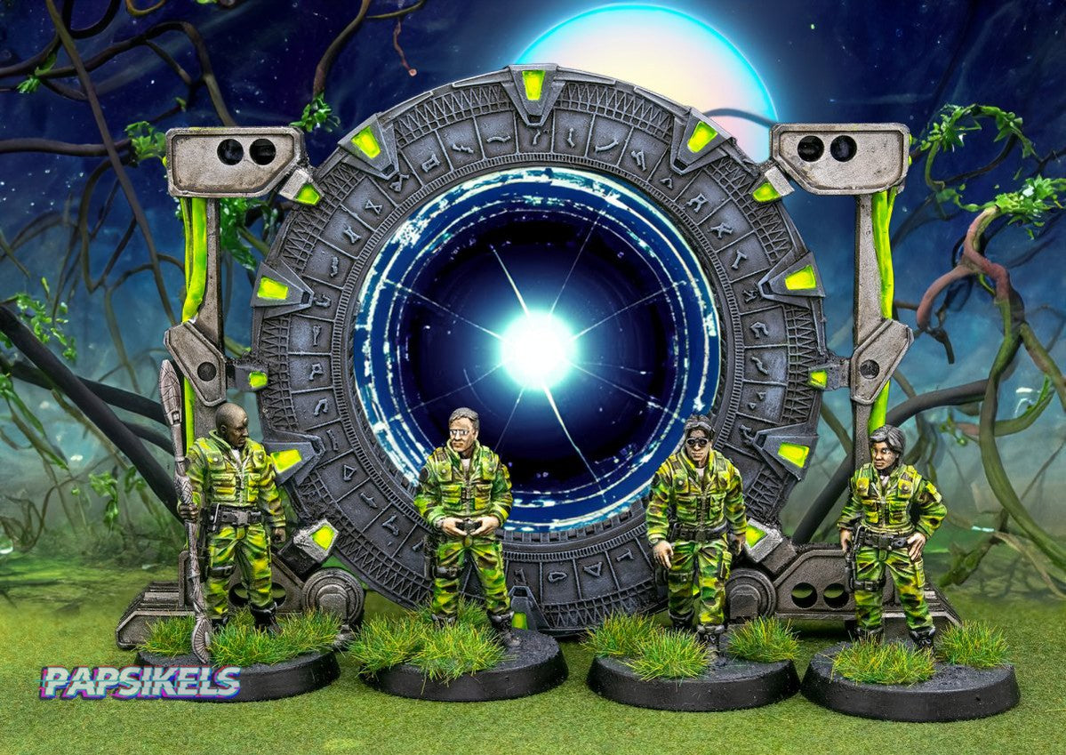 Se 1 Team Doctor Miniature - We Print Miniatures -Papsikels Miniatures