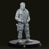 Se 1 Team Leader Miniature - We Print Miniatures -Papsikels Miniatures