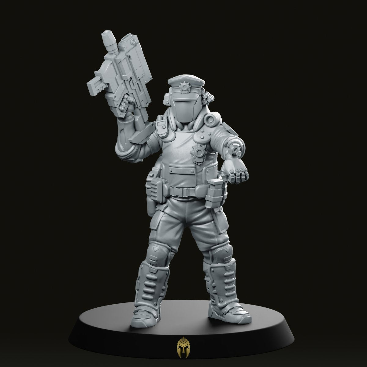 Senior Pcpd Police Officer Miniature Science Fiction by Papsikels ...