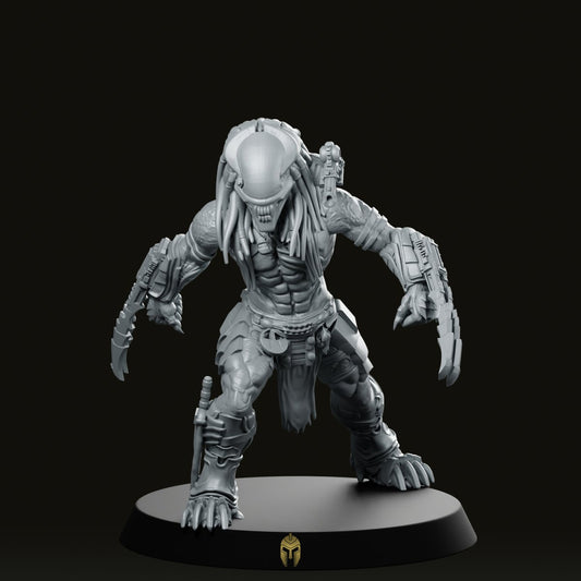 Serpent Skull Hunter Miniature - We Print Miniatures -Papsikels Miniatures