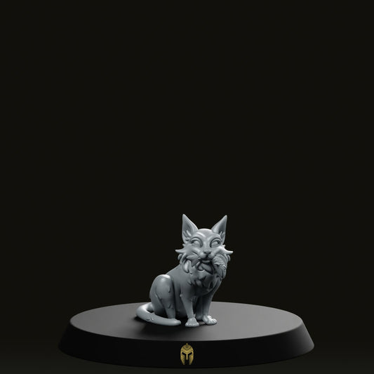 Siams Siamese Cat Bare B 2 Miniature - We Print Miniatures -CastNPlay