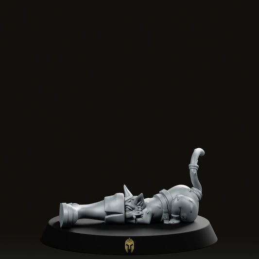 Siams Siamese Cat Tribal B 2 Miniature - We Print Miniatures -CastNPlay