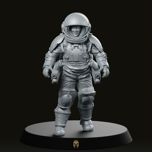 Sinto Spacesuits Scifi Miniature - We Print Miniatures -Bob Naismith Miniatures