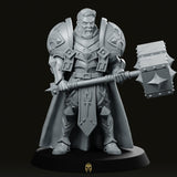 Sir Warrick the Paladin Miniature - We Print Miniatures -RN Estudio