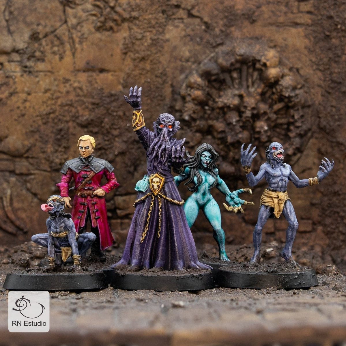 Slaves of the Illithid 28mm D&D Starter Pack - We Print Miniatures -RN EStudio