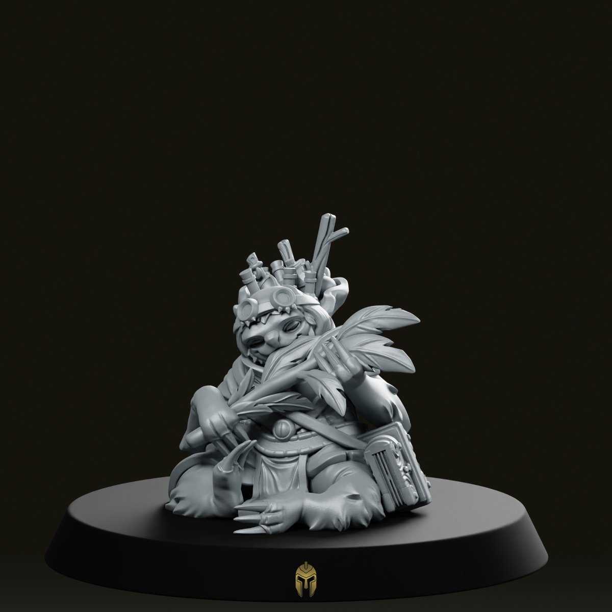 Sloth Sloo Explorer A Miniature - We Print Miniatures -CastNPlay