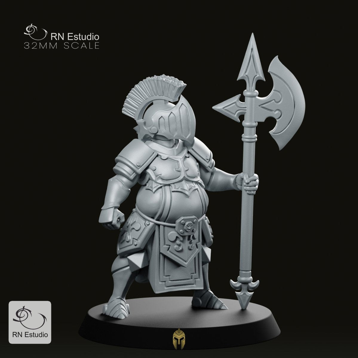 Smithy Squire Miniature - We Print Miniatures -RN Estudio