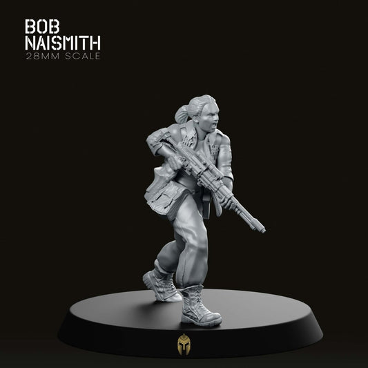 Sniper Girl Aeonica Cyberpunk Miniature - We Print Miniatures -Bob Naismith Miniatures