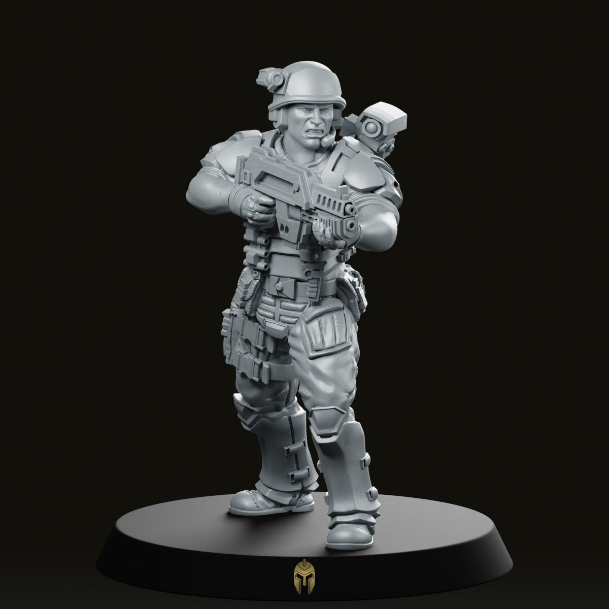 Solider Matthew Greenscout Miniature - We Print Miniatures -Papsikels Miniatures