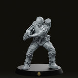 Solider Yoshua Wojnarwsky Scifi Miniature - We Print Miniatures -Papsikels Miniatures