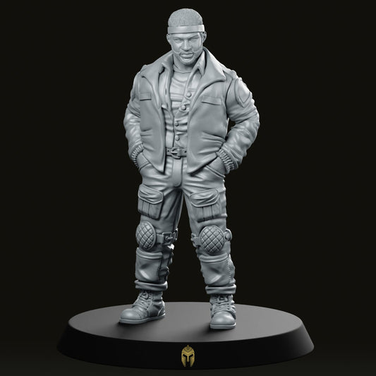 Space Crew Hyperiox Chief Engineer Miniature - We Print Miniatures -Papsikels Miniatures