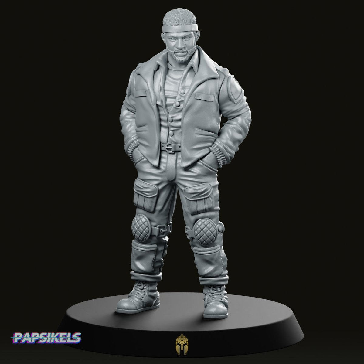 Space Crew Hyperiox Chief Engineer Miniature - We Print Miniatures -Papsikels Miniatures