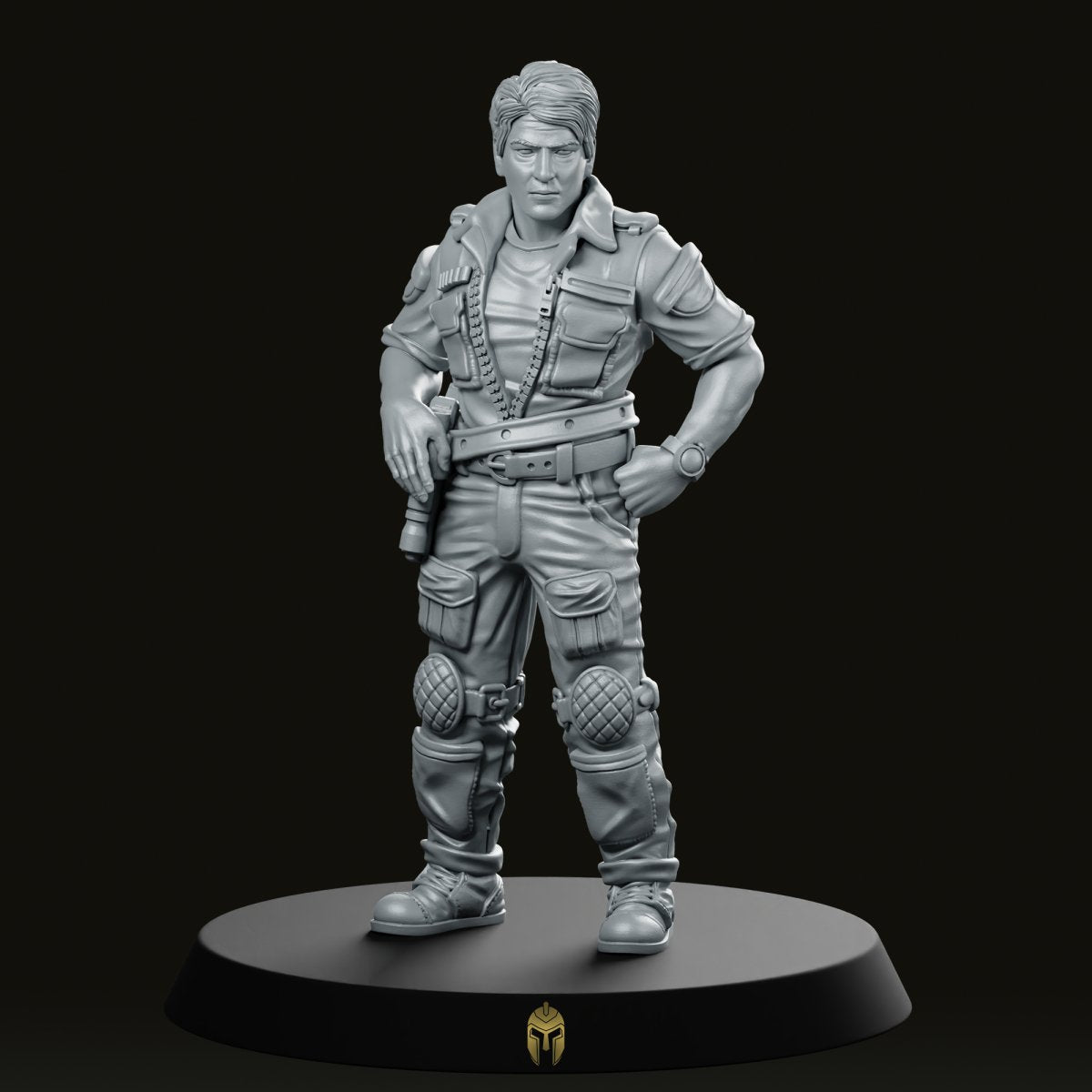 Space Crew Hyperiox Executive Officer Miniature - We Print Miniatures -Papsikels Miniatures