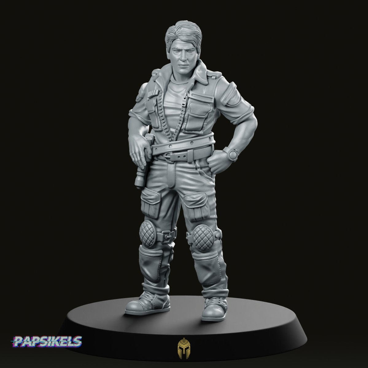 Space Crew Hyperiox Executive Officer Miniature - We Print Miniatures -Papsikels Miniatures
