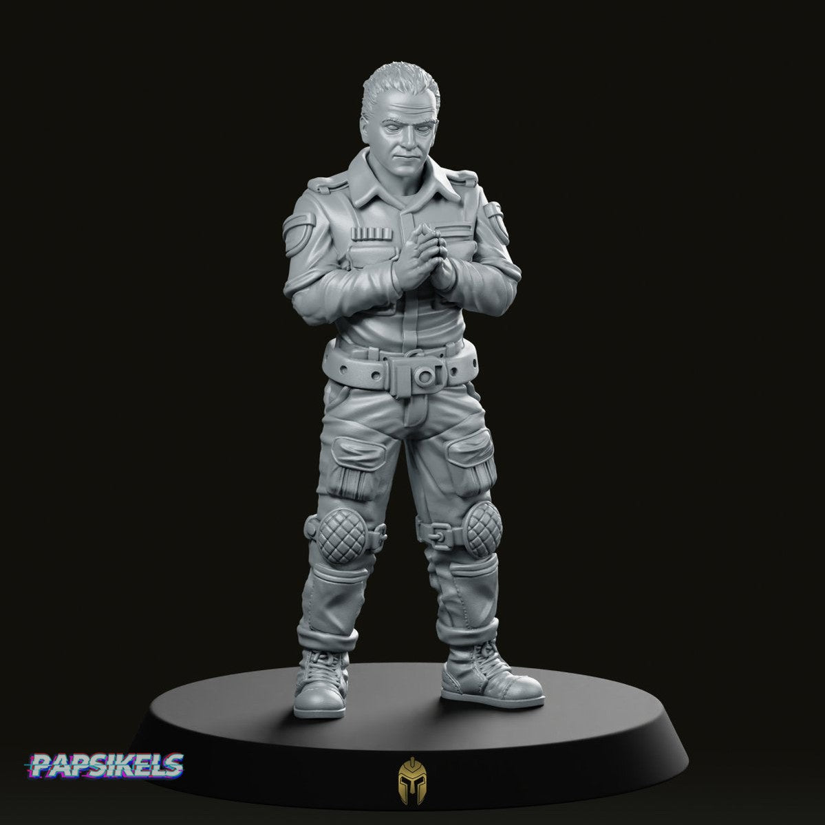 Space Crew Hyperiox Science Officer Miniature - We Print Miniatures -Papsikels Miniatures
