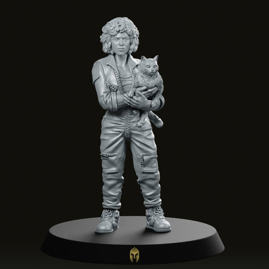 Space Crew Hyperiox Warrant Officer Miniature - We Print Miniatures -Papsikels Miniatures