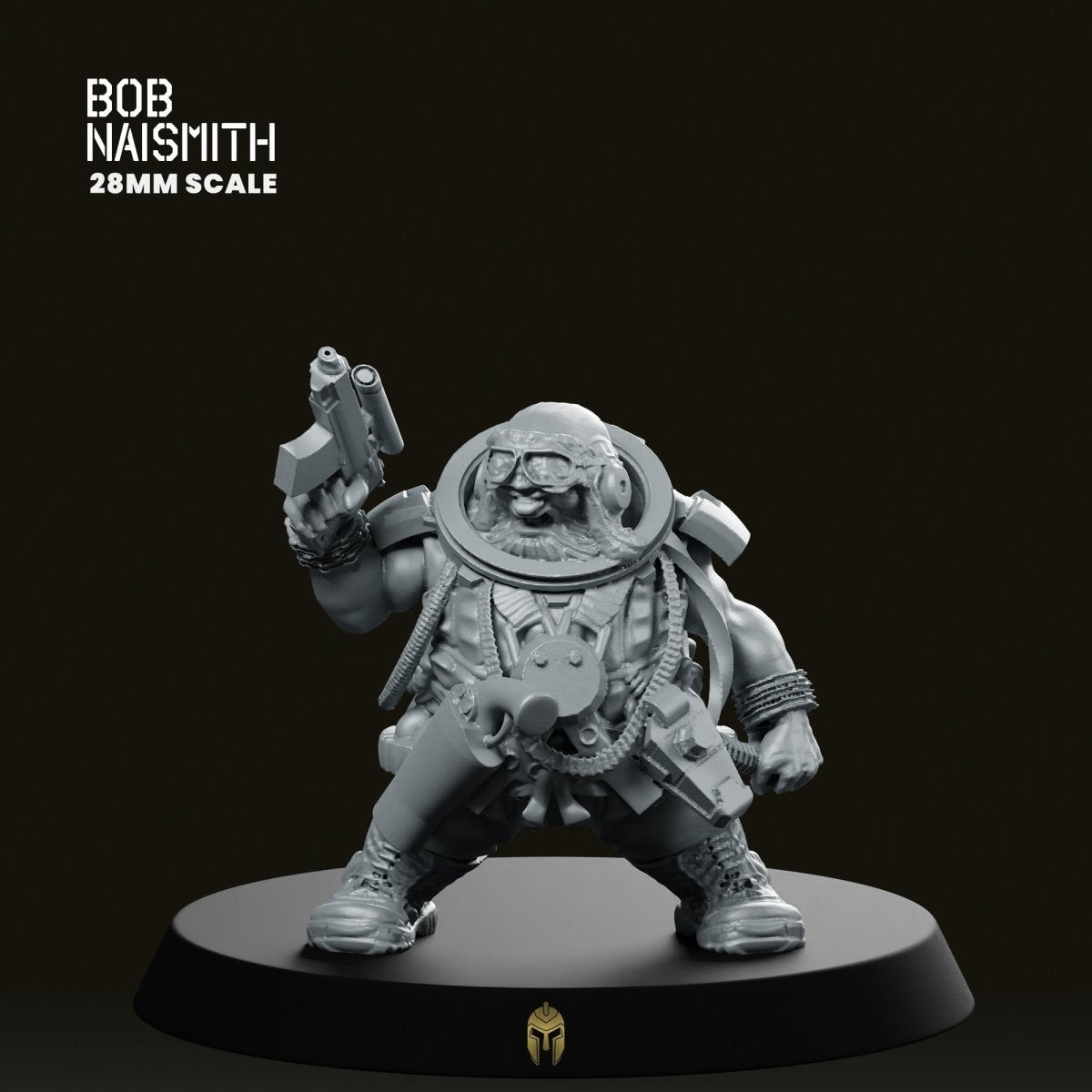Space Dorf Soldier 6 Miniature - We Print Miniatures -Bob Naismith Miniatures