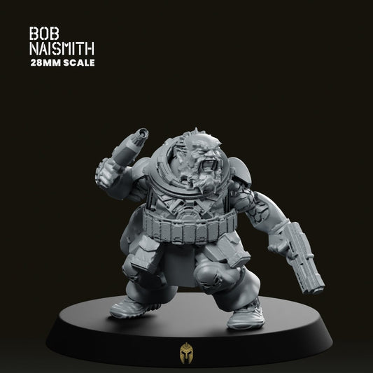 Space Dorf Soldier 7 Miniature - We Print Miniatures -Bob Naismith Miniatures