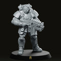 Star Marine Recon 1-2 Rifle Miniature - We Print Miniatures -Across The Realms