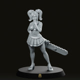 Star Player Beky Chainsaw Miniature - We Print Miniatures -RN Estudio