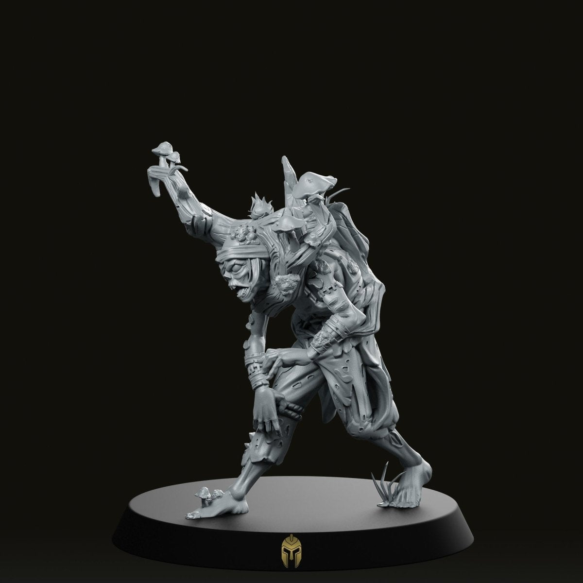 Swamp Zombie B Miniature - We Print Miniatures -RN Estudio